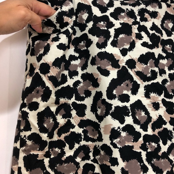 Ann Taylor Loft Petites Leopard Print Mini Skirt - Picture 2 of 5